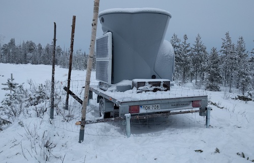 Vaisala Triton mittaa tuulia tarkasti Lapin pakkasissa